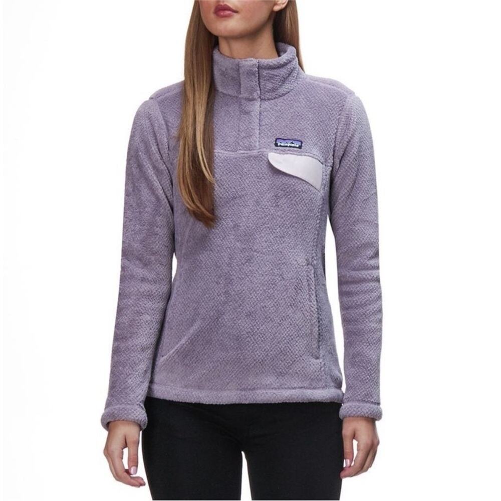 Patagonia Snap-T Fleece Pullover Womens XS Smokey Purple Sweater Jacket 25443